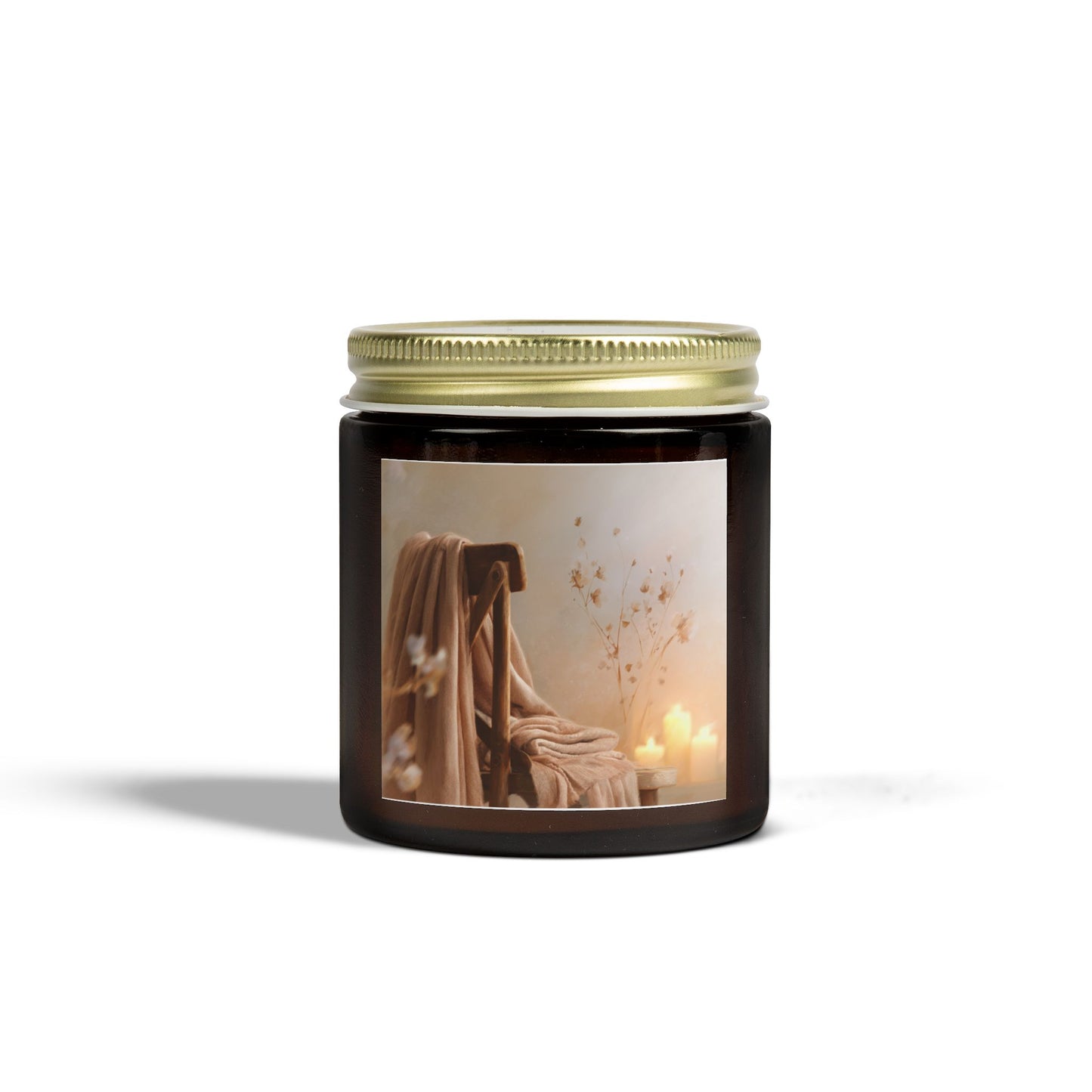 Cashmere Musk Comfort Candle – Coconut Apricot Wax 4oz & 9oz | Two Homes Co