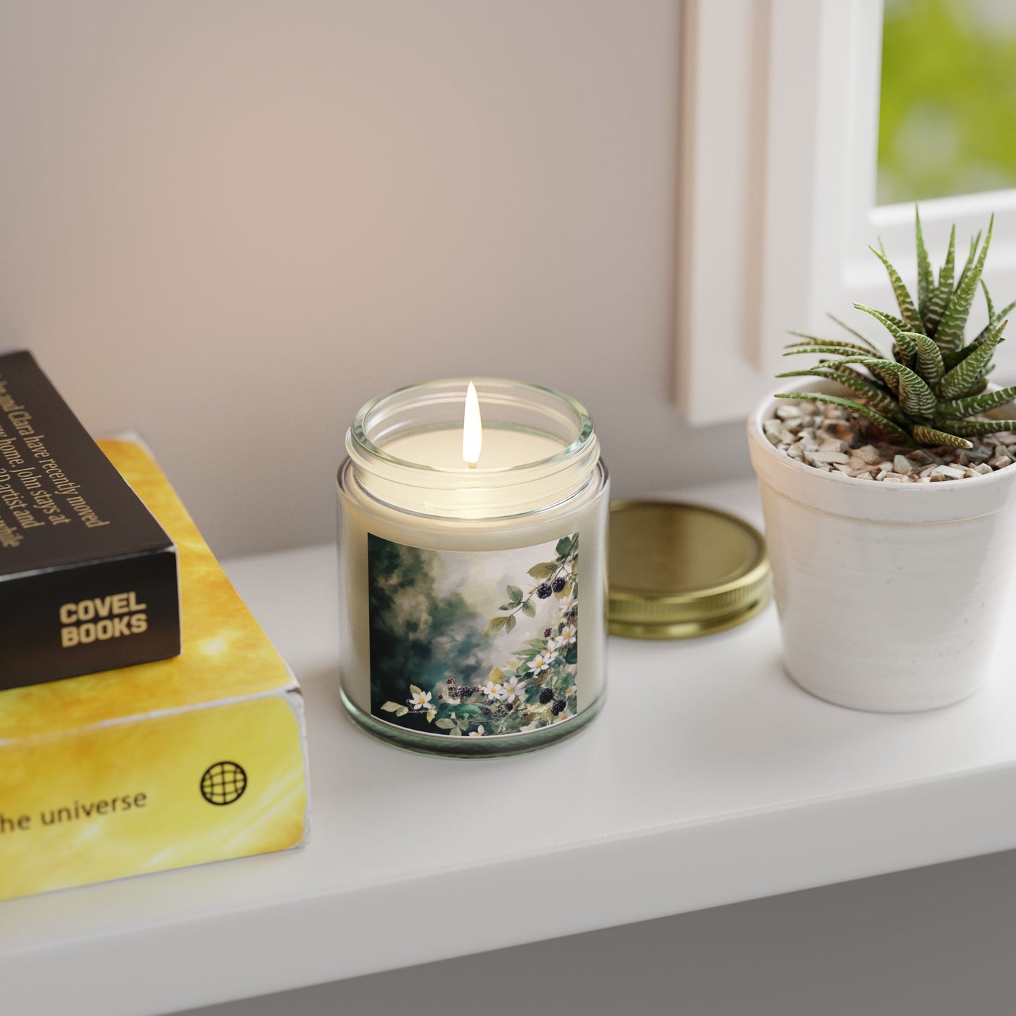 Blackberry Vanilla Comfort Candle – Coconut Apricot Wax 4oz & 9oz | Two Homes Co