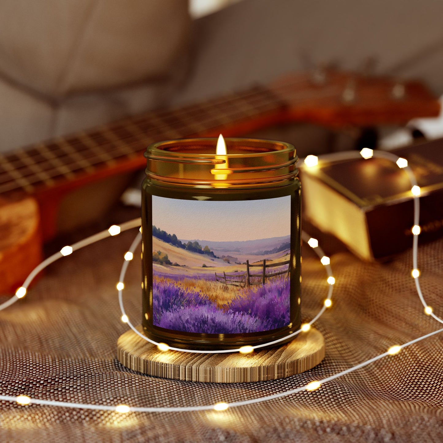 Lavender Comfort Candle – Coconut Apricot Wax 4oz & 9oz | Two Homes Co
