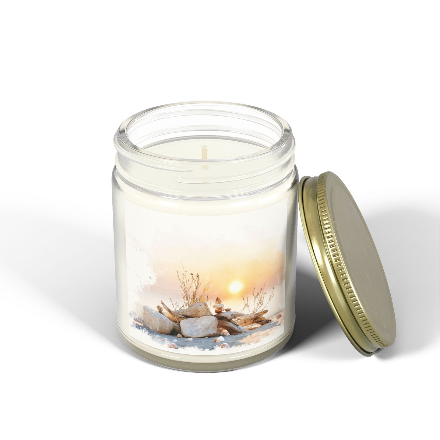 Beachwood Comfort Candle – Coconut Apricot Wax (4oz & 9oz)| Two Homes Co