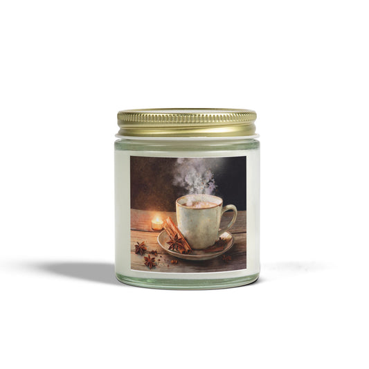 Cinnamon Chai Comfort Candle – Coconut Apricot Wax 4oz & 9oz | Two Homes Co
