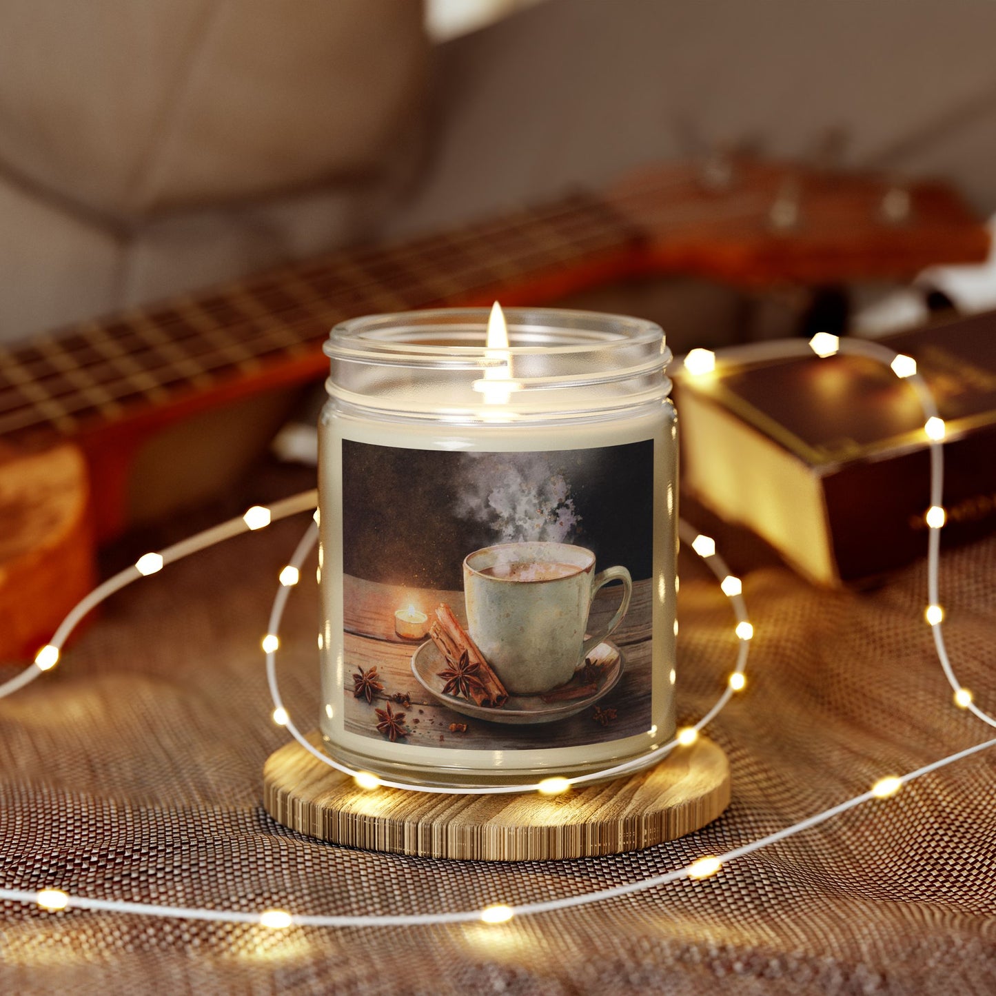 Cinnamon Chai Comfort Candle – Coconut Apricot Wax 4oz & 9oz | Two Homes Co