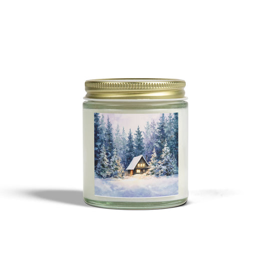 Fraser Fir Comfort Candle – Coconut Apricot Wax 4oz & 9oz | Two Homes Co