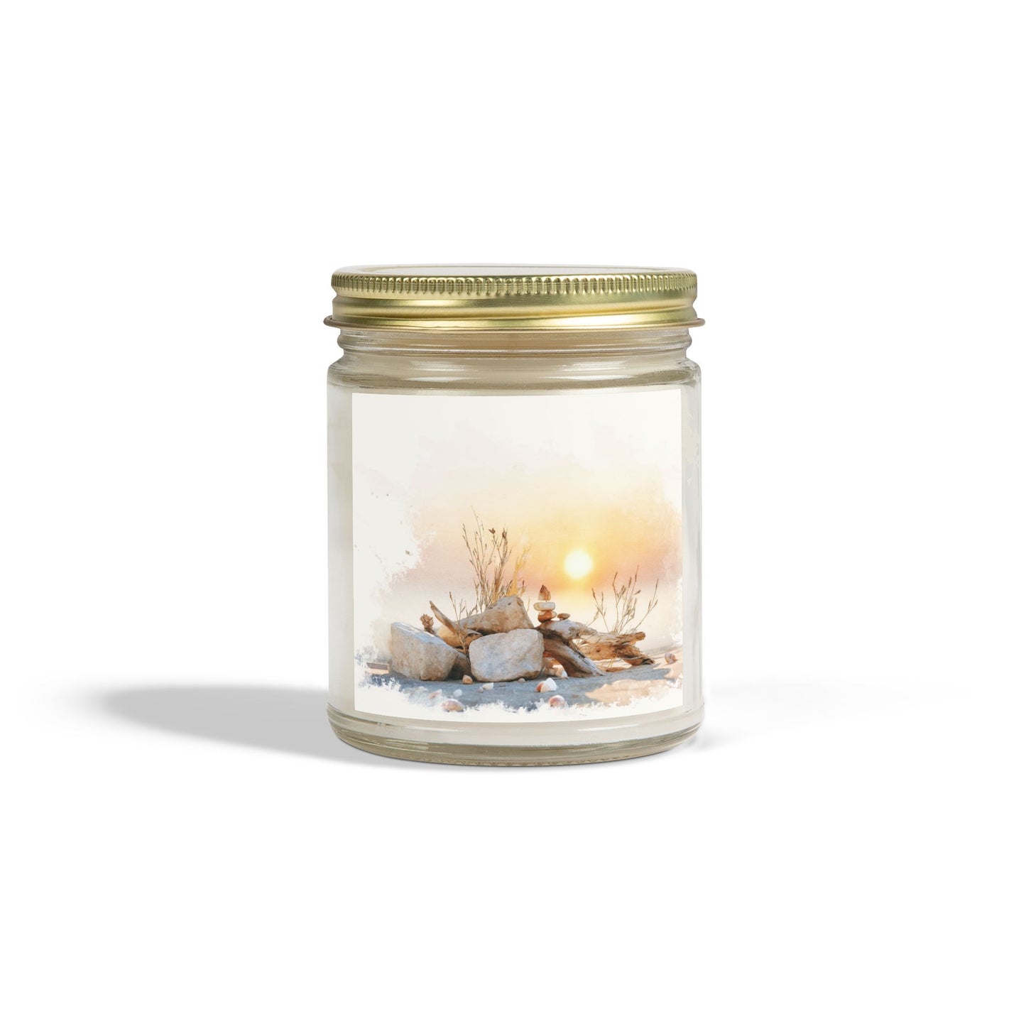 Beachwood Comfort Candle – Coconut Apricot Wax (4oz & 9oz)| Two Homes Co